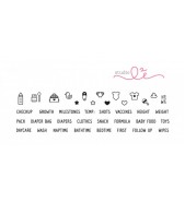 Studio L2E BABY PLANS planner stamp set